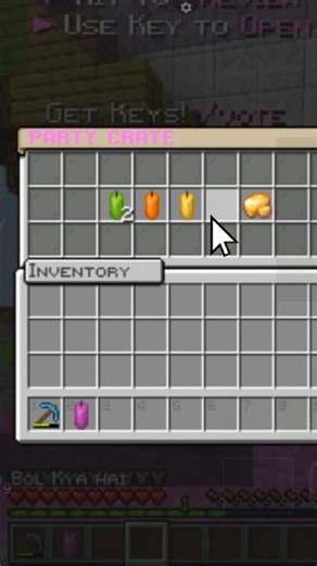 I Open party crate in banana smp🍌