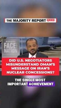 Did US negotiators misunderstand the Iranian offer on stopping nuclear enrichment?