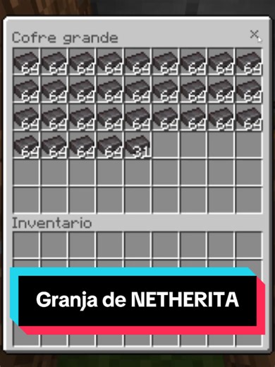 Granja de NETHERITA para Minecraft Bedrock 26.55#minecraft #minecrafttecnico #minecraftbedrock #minecrafttutorial