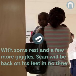 219K views · 604 reactions | Sean had the giggliest hospital visit. | Real Families | Facebook