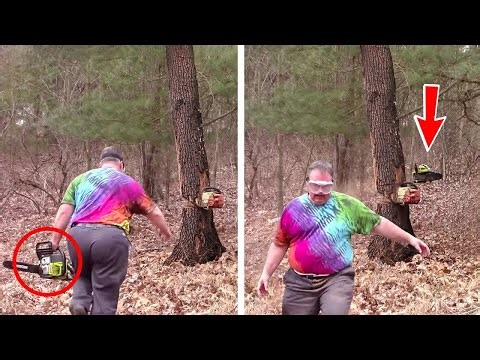 Idiots With Chainsaws: Tree Cutting Fails & Roof Smashes #5