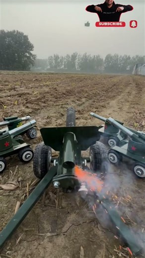 Real Cannon Firing Test 💥 #tankfiring #ytshorts #shortsfeed #experiment #armytank