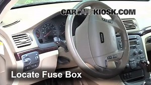 Interior Fuse Check: 2001 Volvo S80 2.9 2.9L 6 Cyl.