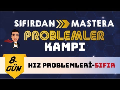 Hız Problemleri Sıfır I Sıfırdan Mastera Problemler Kampı I 8. Gün I #yks2024 #problemler