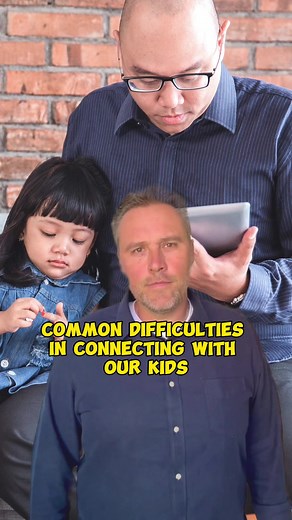 It can be tough connecting with our kids. 😣 Here are the Top 4 common difficulties parents struggle with when it comes to connecting with their kids as we see in our practice. Which one rings true for you? Did we miss one? 1) Being distracted 2) Being really busy and over-scheduled 3) Being exhausted and tired 4) Having a hard time finding common interests | The Art of Raising Humans