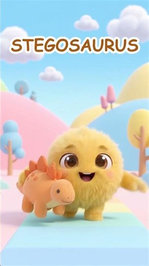 Learn Dinosaurs for Toddlers | T-Rex Triceratops Stegosaurus