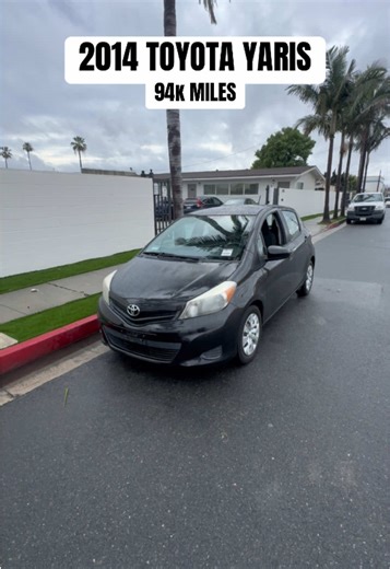 2014 Toyota Yaris 94k miles A Toyota Yaris is one of my favorite cars to sell. They last forever with just BASIC maintenance, get great gas mileage, cheap parts, and usually always under $10k for these models. What more can you ask for?? #toyota #yaris #carsale