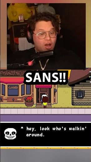 My First Reaction To Sans Deltarune!!