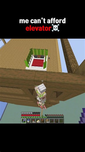 me can't afford elevator ☠️