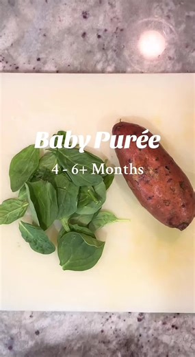 Spinach and Sweet Potato Purée Recipe for Babies