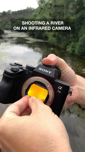 Shooting a River with an Infrared Camera