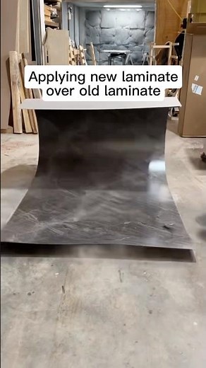 New laminate over old laminate? #FormicaLivingImpressions #DIY #FormicaGroup #build #countertop