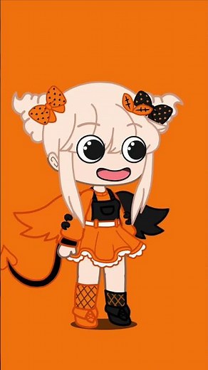 Iiii eee aaaaaa num num num num num gacha club🧡🖤