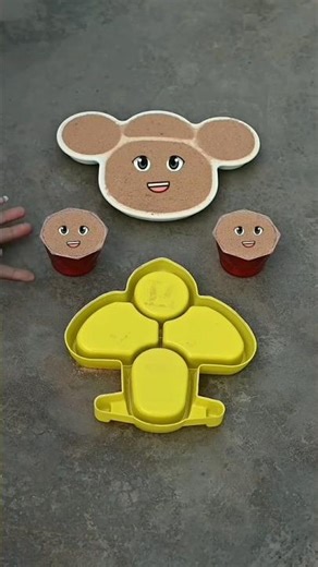New style relaxing Send cake making🐰🐭#youtube #funny