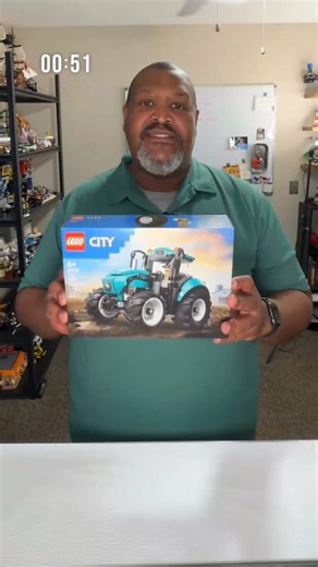 Todd Norman on Instagram: "This is the newly released @lego City theme Farm Tractor. Living in rural North Carolina all of my life, I see tractors like this all of the time. At $19.99 (US) and 204 pieces, this is a great starter set for anyone wanting to get into LEGO. #fyp #lego #afol #legocity #fypシ"