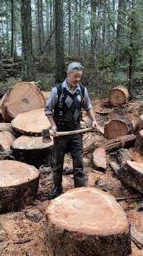 #logger #axes #axemanship #timberfaller #firewood #axe #splittingwood #woodsplitting