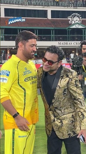 MS 🤝ARR The meet-up of the day! 🥳 #WhistlePodu #Roar26