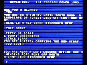 Adventure on Acorn Electron 8 bit vintage home computer. Gameplay & Commentary