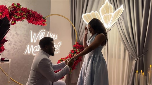 Sampson and Ohemaa's Heartfelt Proposal Journey