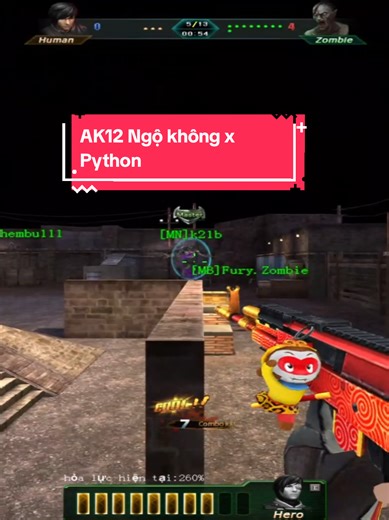 AK12 Ngộ Không x Python săn Zombie bất bại | Series Vũ khí cổ 3 #TruyKich #truykich2 #truykich #xuhuong #viral