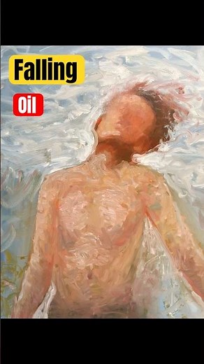 Painting the Figure in Motion: Realistic Oil Study of a Falling Man