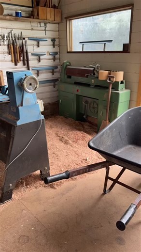 Workshop reset. A tidy space brings a bit of calm back into the making. | W.Burke Chairmaker