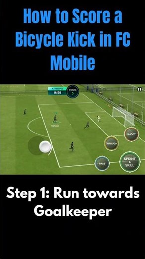 How to Do a Bicycle Kick in FC Mobile #fcmobile