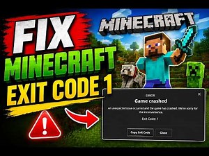 How To Fix Minecraft Exit Code 1 Error