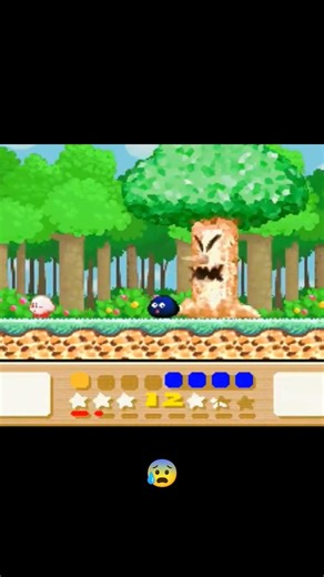 I didnt know Whispy Woods could be this scary #kirby #カービィ