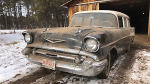 1957 Chevy Wagon Freed From Barn After 35 Years Made Roadworthy In No Time