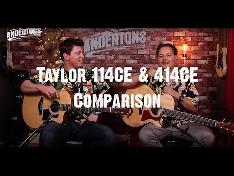 Acoustic Paradiso - Taylor 114CE & 414CE Comparison