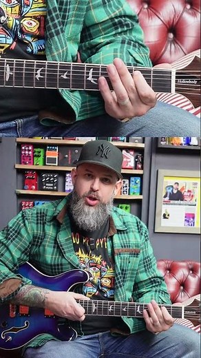 How to Play Brain Stew | Easy Green Day Power Chord Tutorial (Video 64/365) #shorts