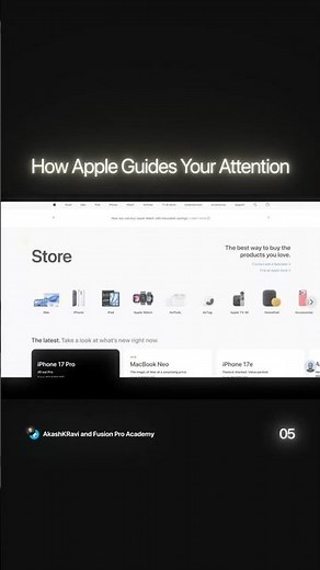 How Apple Grabs your Attention 🤯 #visualhierarchy