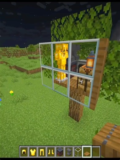 Tree House In Minecraft #minecraft #shorts
