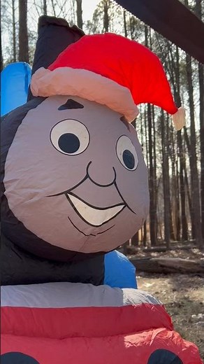 2009 Gemmy Airblown Inflatable 8ft Wide Christmas Thomas The Tank Engine