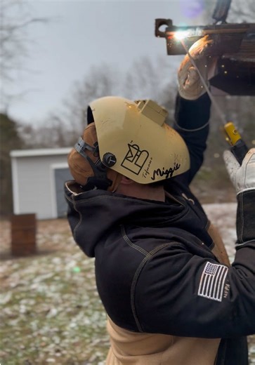 Double Layered FR Hoodies available in sizes XS-4XL on datboimiggz.com 🤝🏽 #Hoodie #linkinbio #6010 #welding #fyp