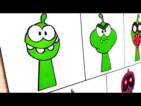 Drawing Sprunki OC (OM NOM) Phase: From Phase 1 To Phase 5.