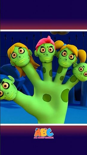 Zombie Finger Family By All Babies Channel #shorts #halloween #zombie