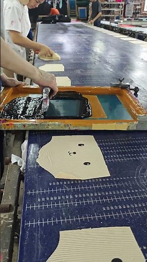 職人の手 シルクスクリーン印刷の技術
