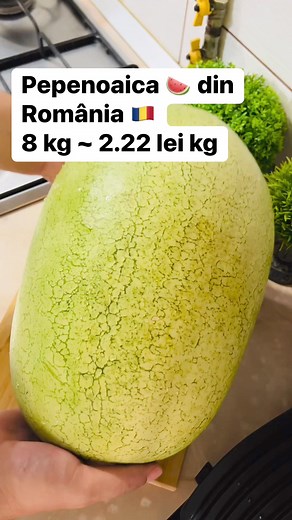 Pepenoaica cumpărată din supermarket. Are aproape 8 kilograme. Am plătit 2.22 lei pe kilogram. Sincer, a fost mult mai bun pepenele de Dăbuleni, cumpărat acum câteva zile din târg. #pepeni #pepenoaica #pepeniromanesti #pepeneromanesc #pepene #romania #produseromanesti | Catalin Braicau & Co