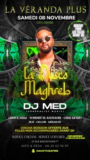 #pourtoiVotre rdv du Samedi soir.. mix entre le cabaret et la discothèque. Show live et DJ Med pour vous accompagner. #nuit #cabaret #clubbing #pour toi | Theatro CLUB PARIS