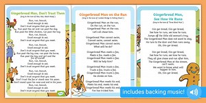 The Gingerbread Man Songs