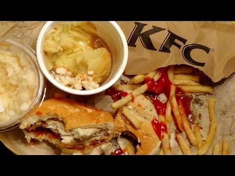 KFC Eating ++ B.O.S.S. ++ Coleslaw ++ Mash & Gravy ++ French Fries
