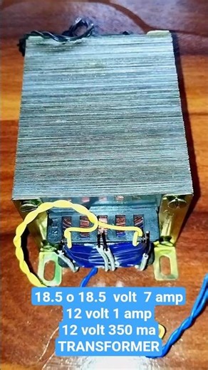 custom made transformer 18.5 0 18.5 volt 7 amp
