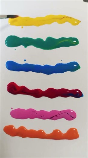 just not a color line, final it got amazing paint art #colormixing #guessthecolour #asmr #diyart