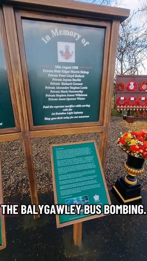 Dark days in Tyrone… Remembering the 1988 Ballygawley Bus Bombing — when an IRA roadside device destroyed a coach carrying soldiers back to base, killing eight and injuring many more. The attack sent shockwaves through Tyrone and intensified the fear, tension, and heavy security that defined daily life during the Troubles. A stark reminder of how deeply this conflict shaped the people and places of Northern Ireland. 🕊️🇮🇪 #TheTroubles #IrishHistory #NorthernIreland #Ballygawley #Tyrone #Northe