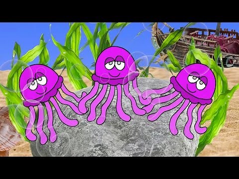 Three Jellyfish Song | Simple Counting Song for Kids