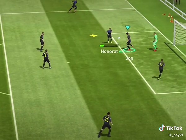 Kane Scores a Stunning Goal in FIFA Soccer Match