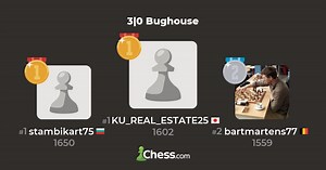 3|0 Bughouse - Live Chess Tournament
