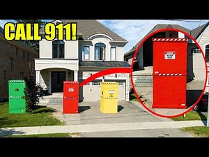 When you see these GIANT CRATES Infront of your house, DO NOT open them! Call POLICE IMMEDIATLEY!